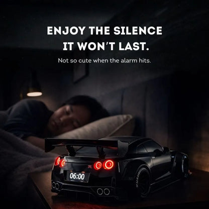 Hypercar Alarm Clock - Engine Sounds & LED Lights