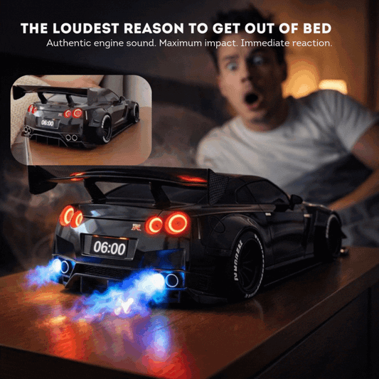 Hypercar Alarm Clock - Engine Sounds & LED Lights